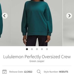 Lululemon Perfectly Oversized Crew